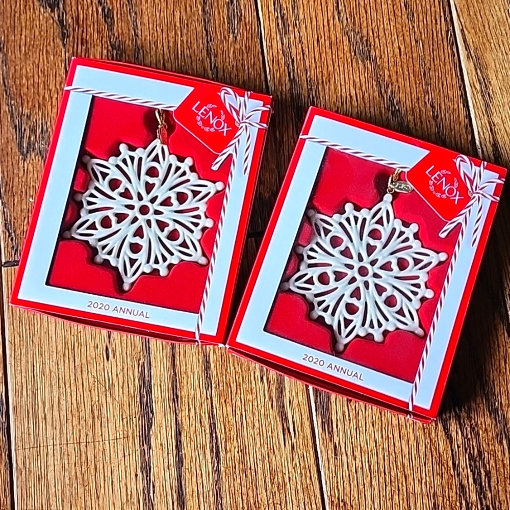 LENOX 2020 Snow Fantasies Snowflake Ornaments